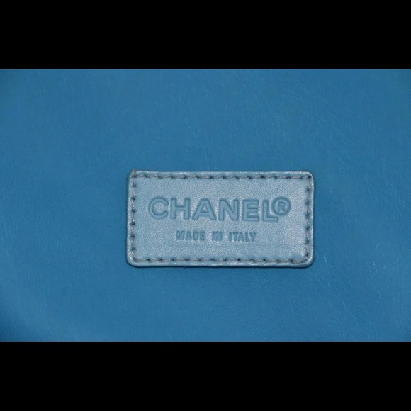 CHANEL Sports Line canvas blue and orange backpack main image 4